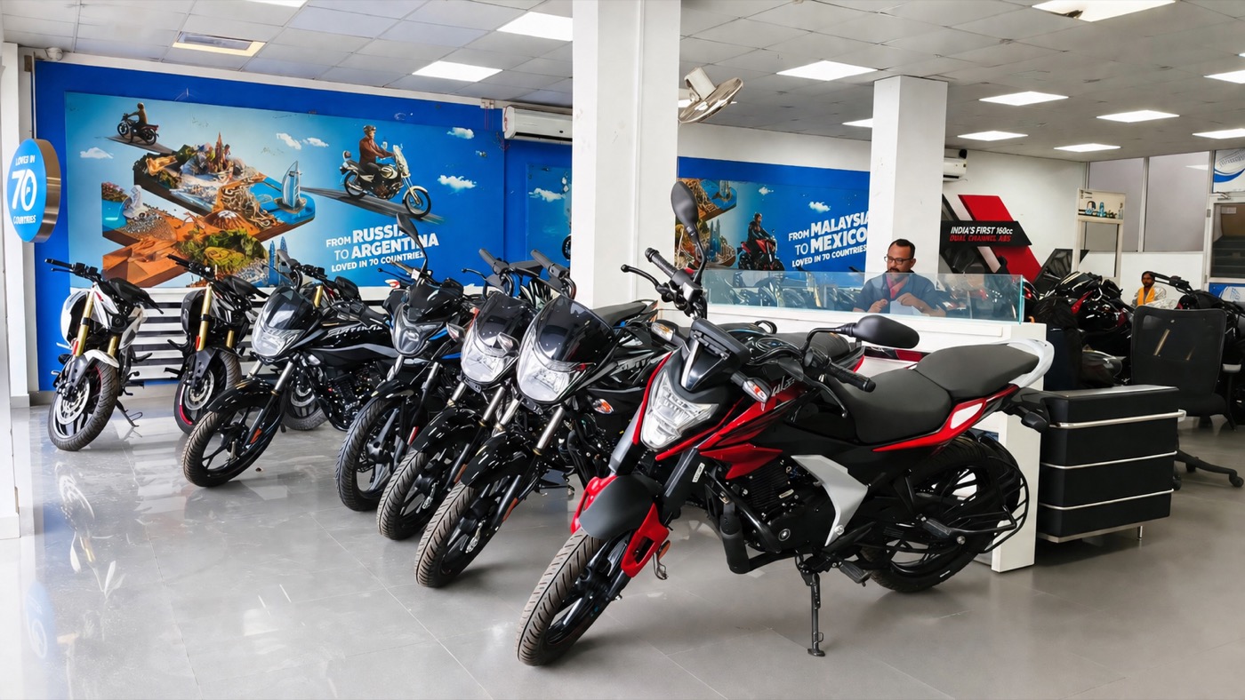 bajaj showroom