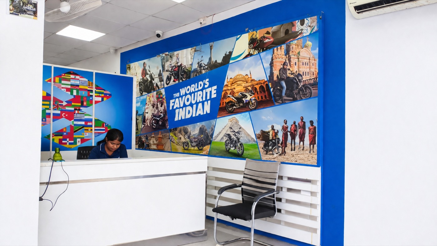 bajaj showroom