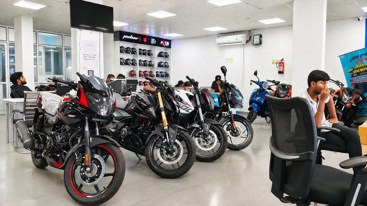 bajaj showroom