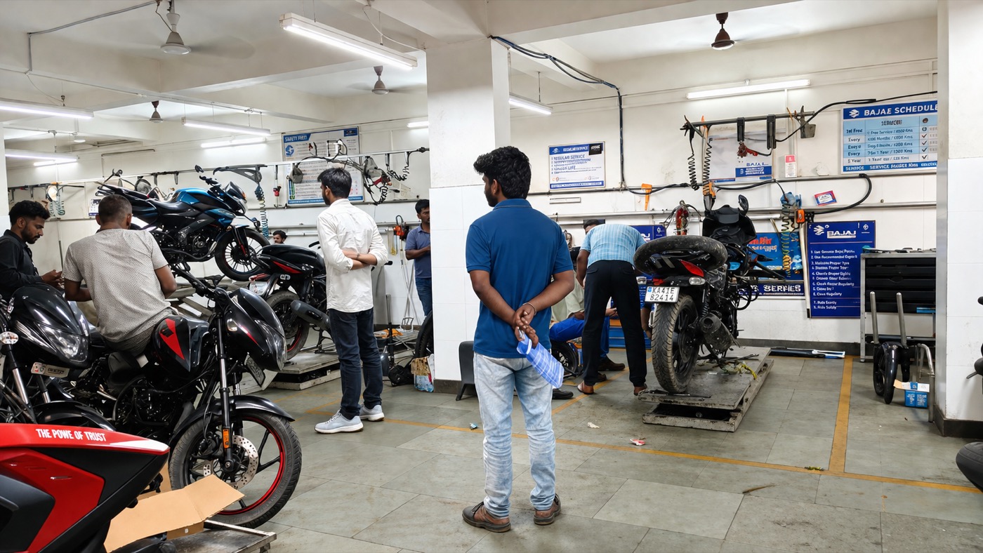 bajaj showroom