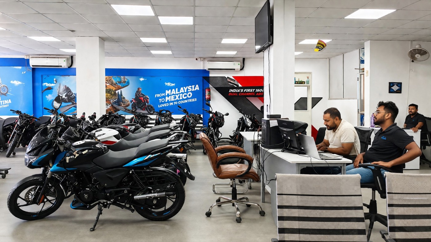 bajaj showroom