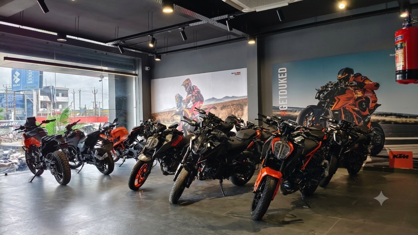 ktm showroom