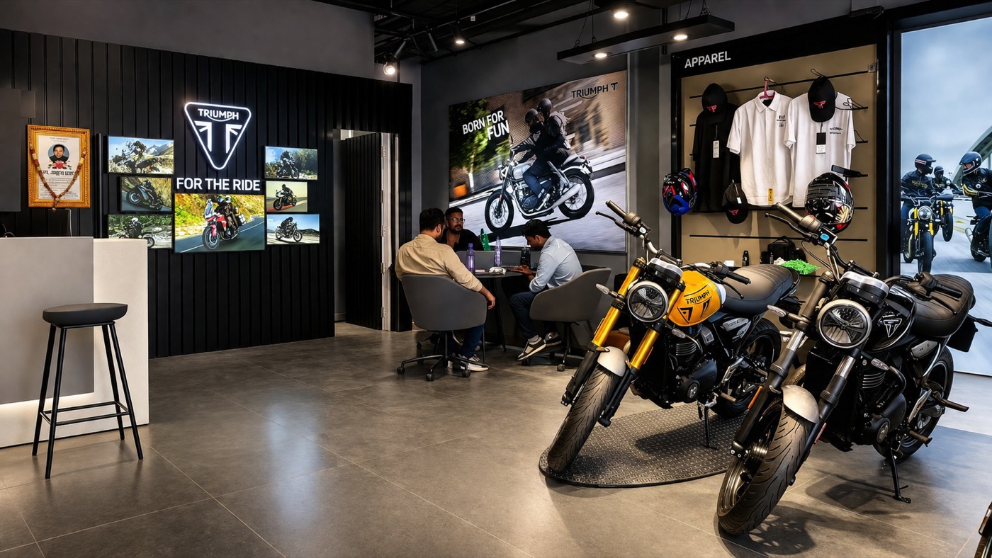 triumph showroom